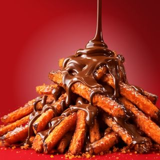 Patatine dolci con Nutella