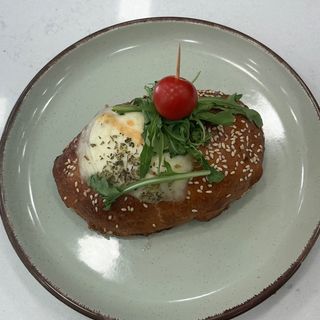 Calzone cotto e mozzarella