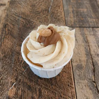 Mini cupcake arachidi e caramello salato