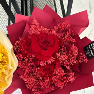 Bouquet stabilizzato rosso