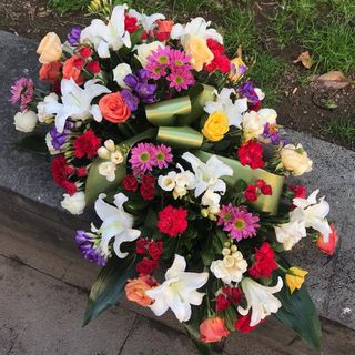 Cuscino funebre fiori misti