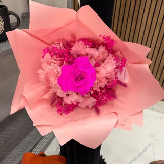 Bouquet stabilizzato fucsia