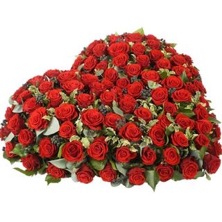 Cuore Rose Rosse Funebre