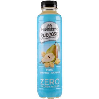 Succoso Pera Banana e Ananas Bottiglia 400ml