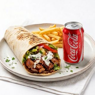 Piadina kebab combo