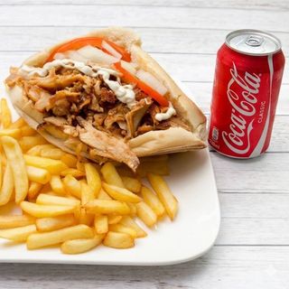 Panino kebab combo
