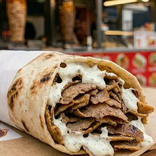 Piadina carne, salse