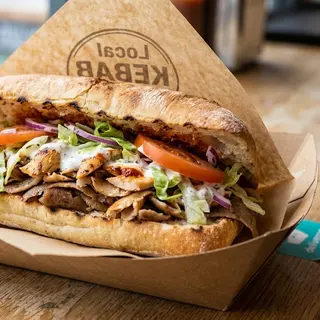 Panino seekh kebab + patatine + bibita