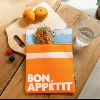 Pochette snack antimacchia - arancione