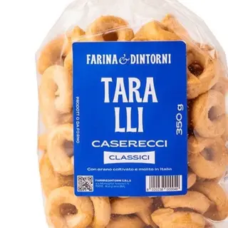 Taralli caserecci con olio d'oliva 350g