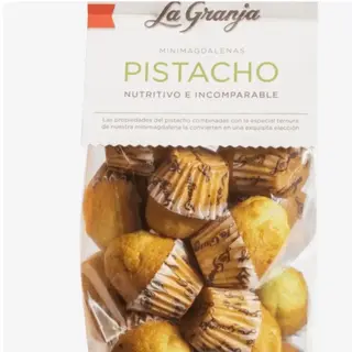 Mini madeleine al pistacchio