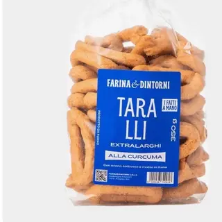Taralli extralarghi alla curcuma 350g