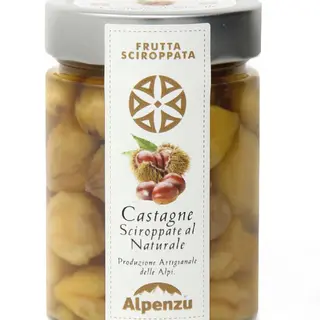 Castagne sciroppate al naturale Alpenzu