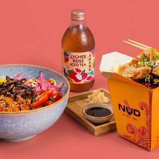 Pokè + Gyoza + Bibita