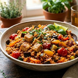 Cous cosu con pollo e verdure