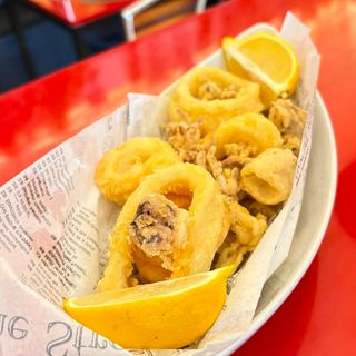 Frittura di calamari e totani