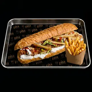 Crispy chicken baguette