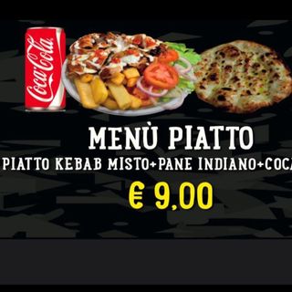 Piatto kebab menu