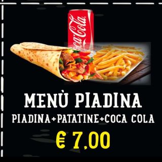 Menu Piadina kebab