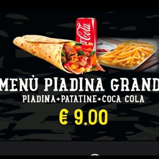 Menu Piadina grande