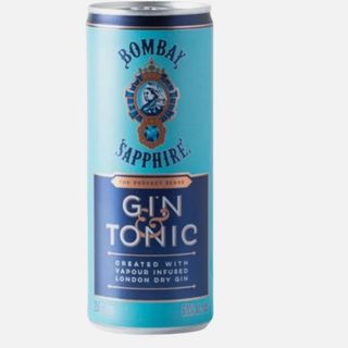 Gin & Tonic Bombay Sapphire Ready to Drink Lattina cl 25 Cocktail Pronto da Bere