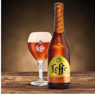 Leffe Ambree Beer Bottle 33cl cold