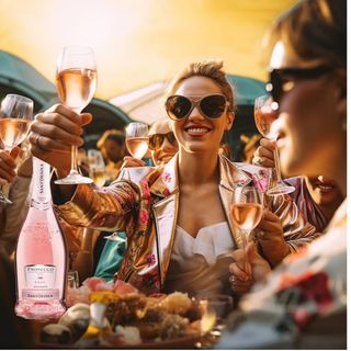 Sant'Orsola - Prosecco D.O.C. Rosè Millesimato Extra Dry, from Glera Grapes and Pinot Noir, Delicate Taste with Fruity and Floral Notes750 ml cold