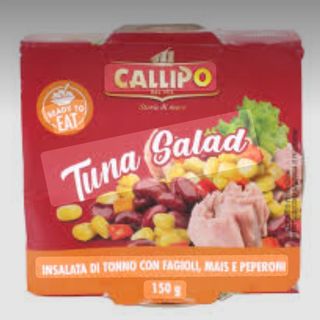 Insalata di Tonno Fagioli Mais Peper 150 gr. Callipo