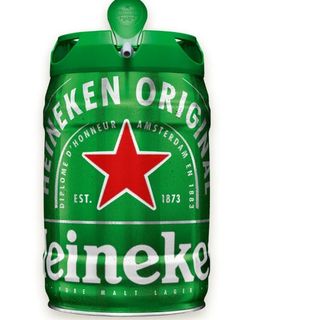 Birra heineken draught keg fusto con erogatore da 5 litri