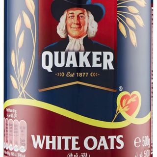 Quaker Oats 100% Oat Flakes Rich Fibre Breakfast Cereals 500 g
