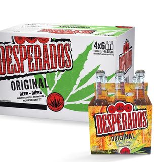 Desperados Beer, Case with 24 33cl Bottles, Lager Beer with Low Fermentation, Delicate and Fine Taste, 5.9% Vol