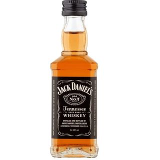 Jack Daniel's Old No. 7 Tennessee Whiskey Mignon - Mini Size, Original American Liqueur, Strong and Soft Taste, 40% Vol, 5cl Glass Bottle