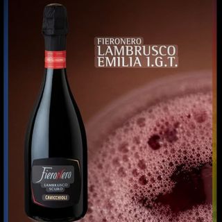 Fieronero Lambrusco Emilia IGT by Cantina vino Frizzante 75cl
