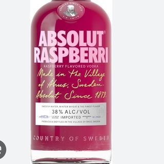 Absolut RASPBERRI Flavored Vodka 38% Vol. 0.7l