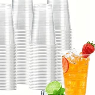 Bicchieri plastica 200ml glasses 100pz