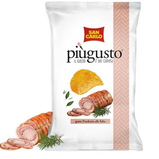 San Carlo Più Gusto Chips Gusto Porchetta with Herbs 70 g