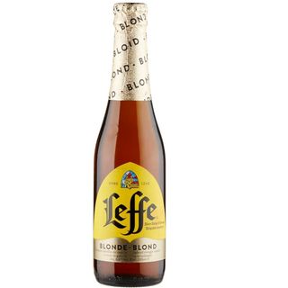 Leffe Blonde Beer Bottle 33cl cold