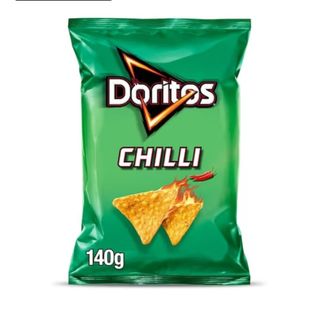 Doritos Chilli Hot Chili Flavoured Corn Snack Irresistible Crunchy Tortillas 140g