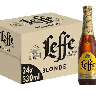 Leffe Blonde Beer Bottle, Pack of 24 x 33 cl, 7.92