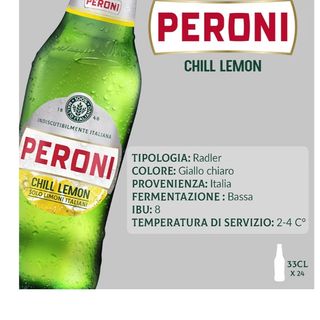 Peroni Chill Lemon Lemon Beer,33cl
