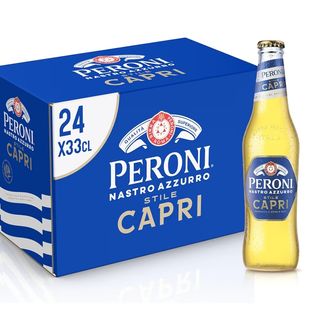 Peroni Nastro Azzurro Capri Style Beer Chest with 24 Bottles of 33 cl