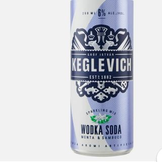 Keglevich Wodka Soda Menta & Sambuco 250 ML 6% vol - 25cl