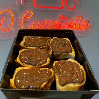 3 fette di pane con la Nutella