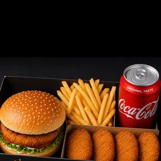 Combo beef burger