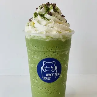 Granita al Matcha con panna 抹茶星冰乐