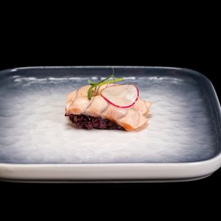 124.Nigiri riso nero scottato
