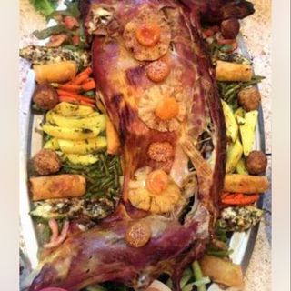 Agnello intero al forno
