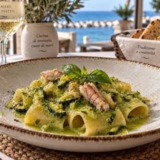 Paccheri Panocchie e Zucchine