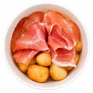 Coccoli con il prosciutto
