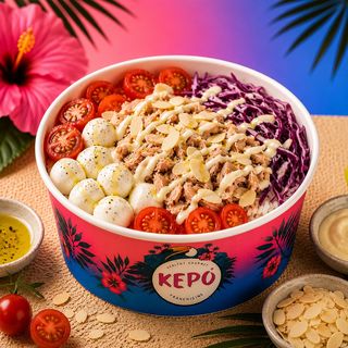 Kepo Magik - Riso Basmati, tonno sott'olio, pomodorini, cavolo rosso, citronette, mandorle
